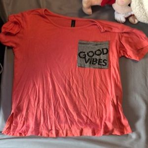 Good vibes crop top
